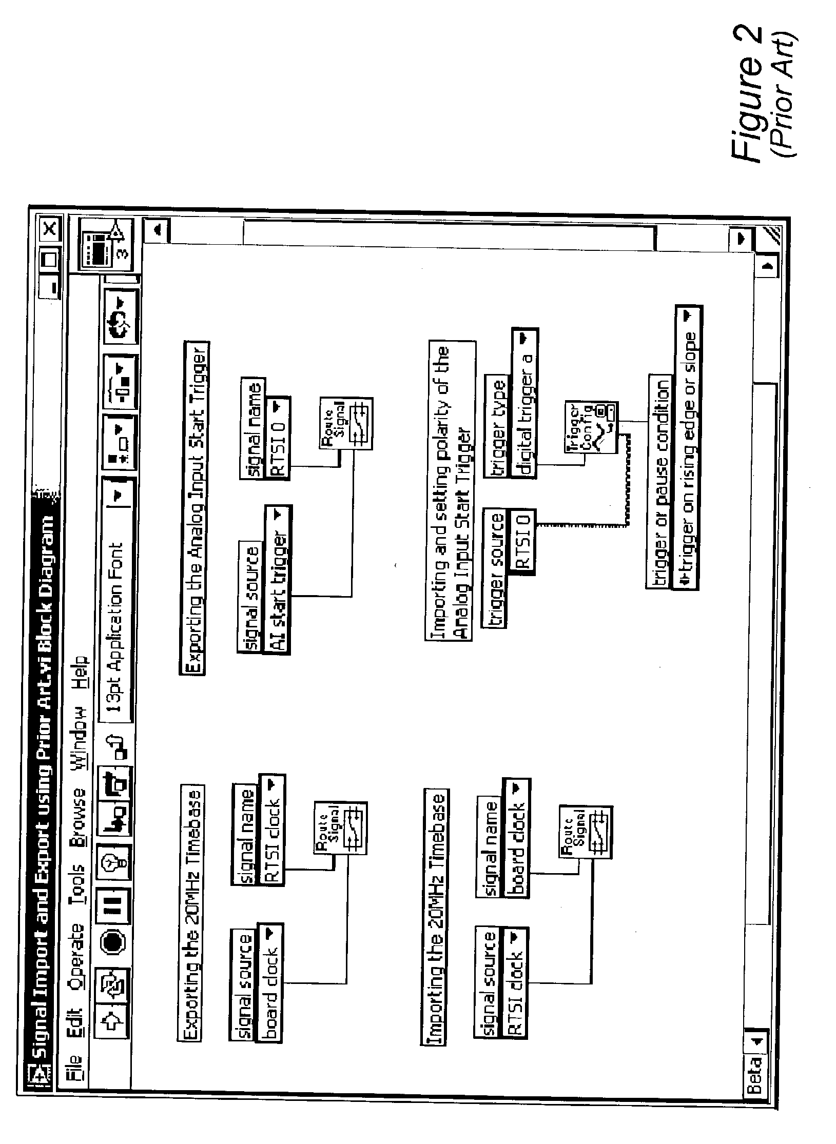 Parameter oriented graphical representation of hardware timing and triggering capabilities with contextual information