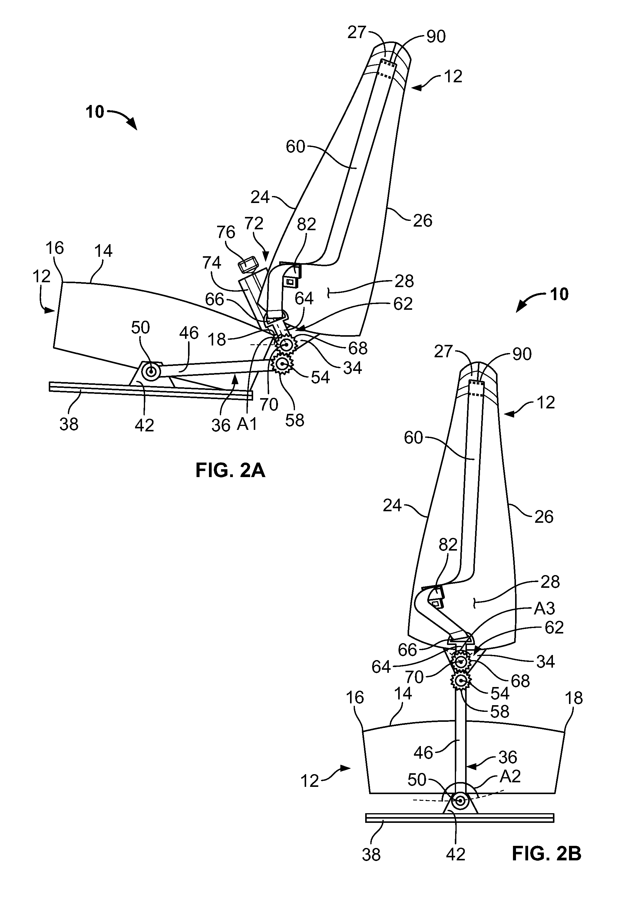 Seatbelt restraint system for reversible vehicle seat