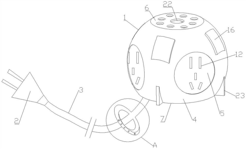 a power extension cord