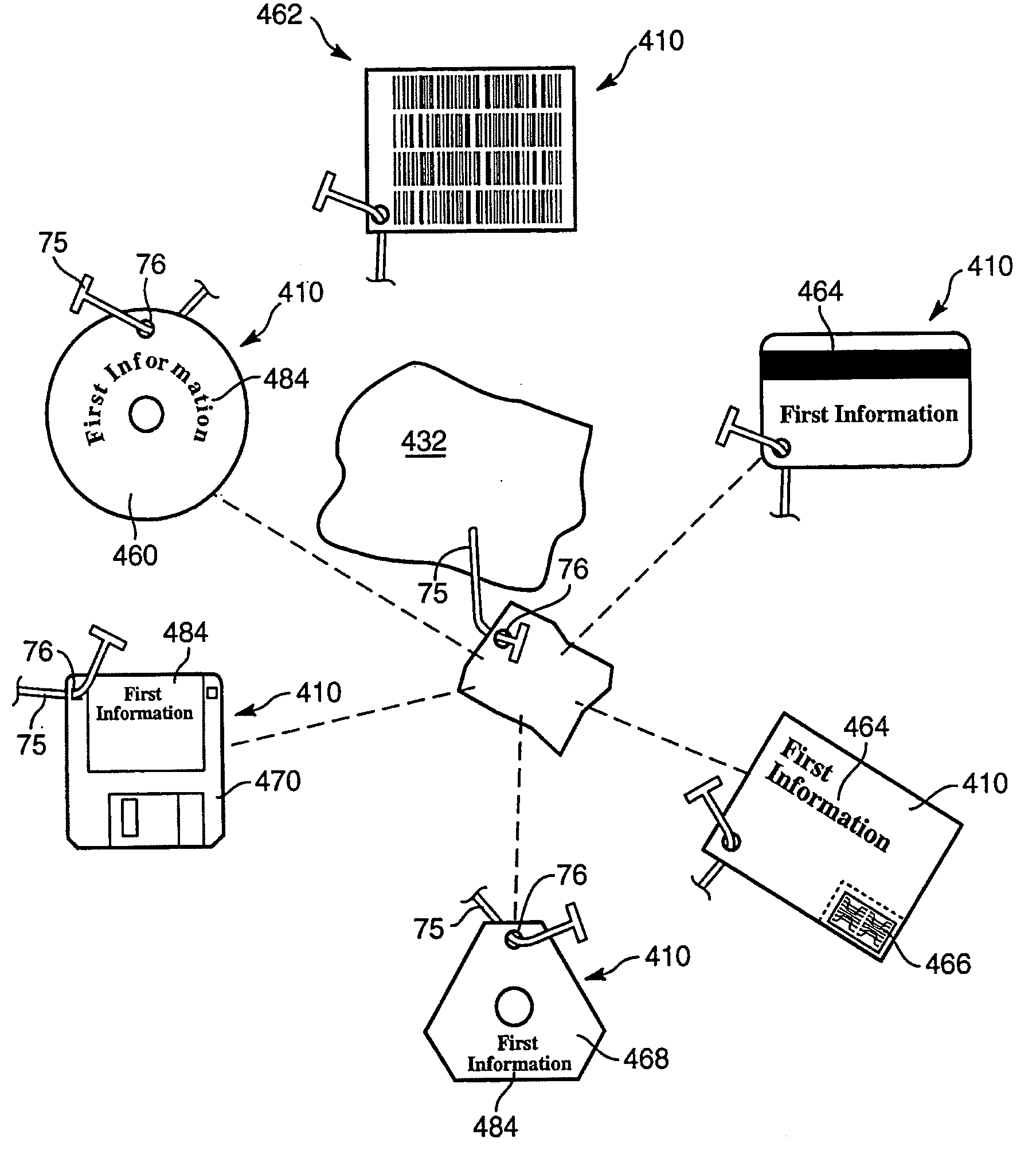 Computer readable hang tag and product