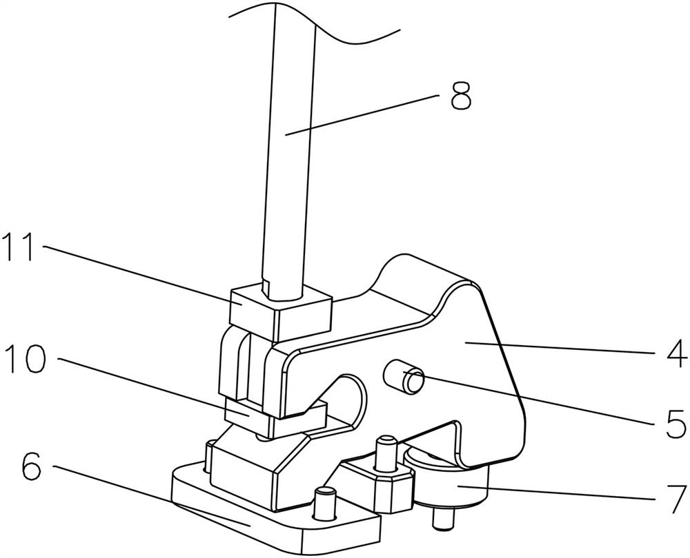 A mold opening auxiliary ejection structure