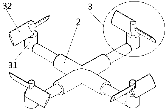 Landing chair controllable in direction