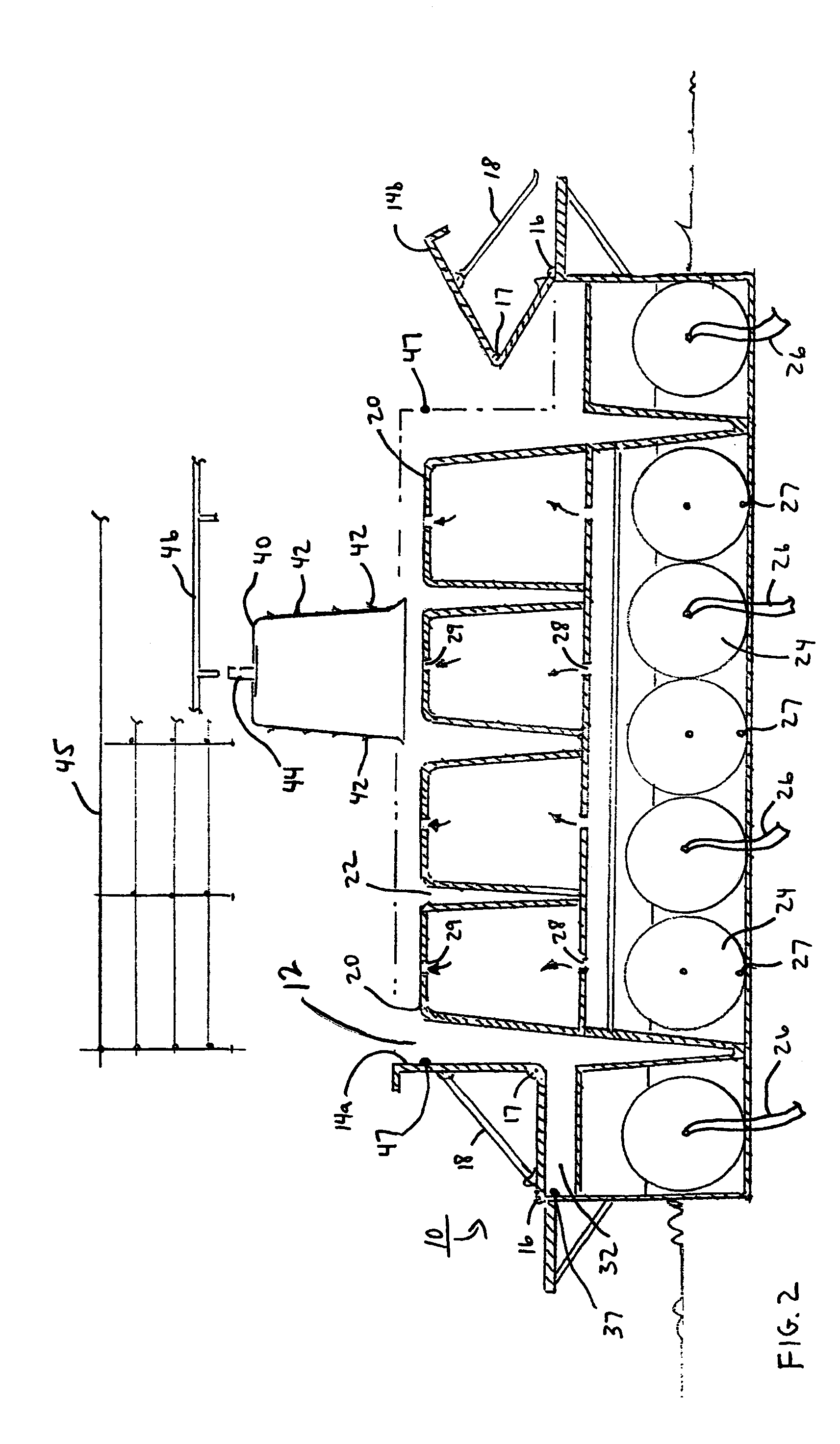 Water-based wind-driven power generation using a submerged platform