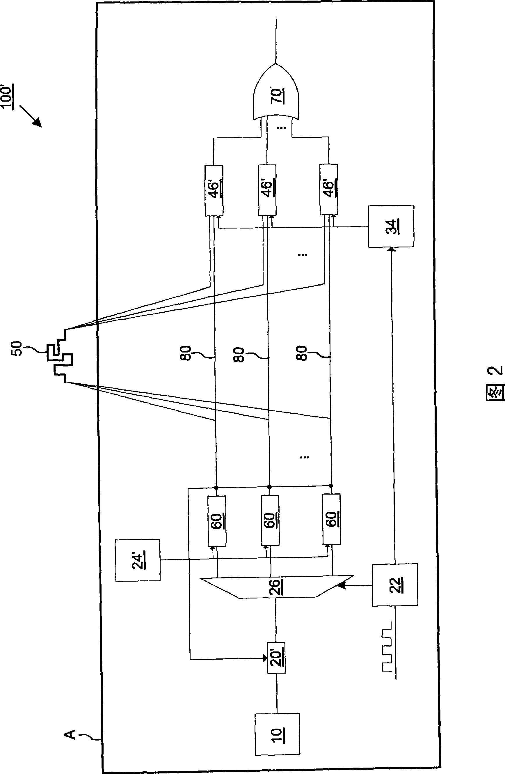 Circuit arrangement, data processing device comprising such circuit arrangement as well as method for identifying an attack on such circuit arrangement