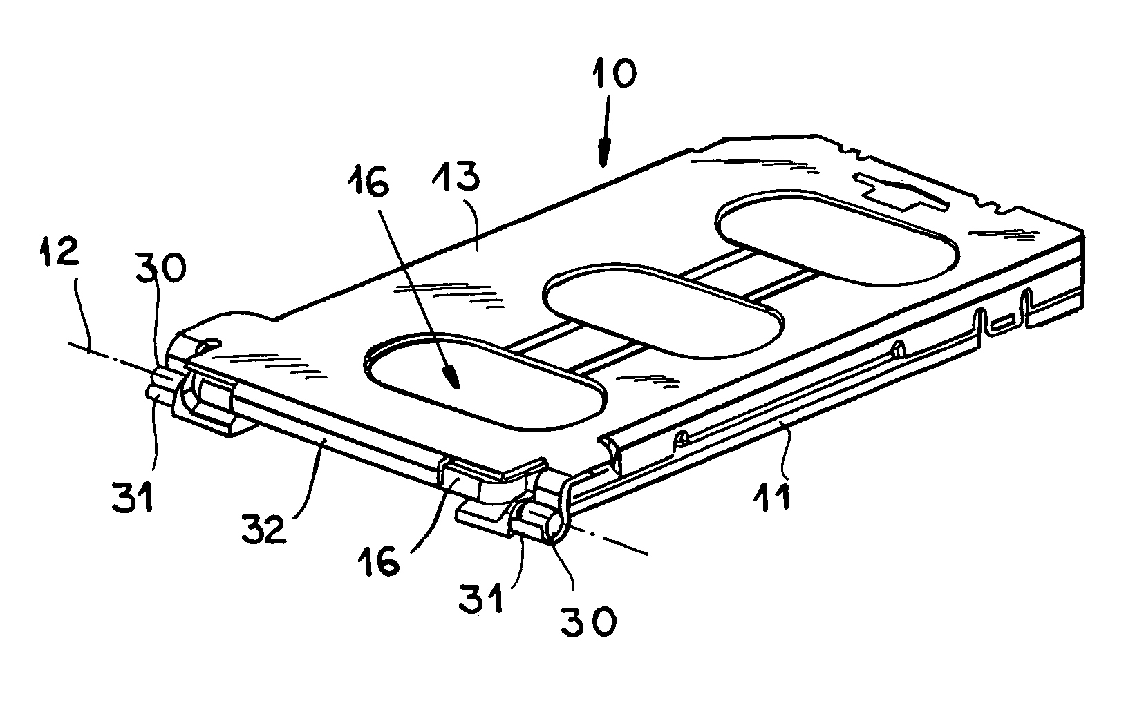 Card holder for SIM card