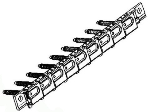 Upper thread clamping mechanism of double-needle embroidery machine