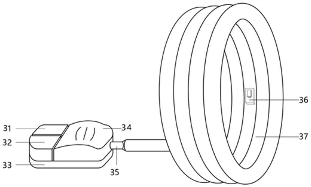 Protective clothing based on intelligent medical health remote monitoring treatment platform