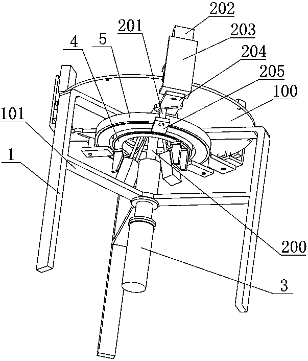 Welding device and method for end cover and supporting shaft of pepper pedicle removing machine