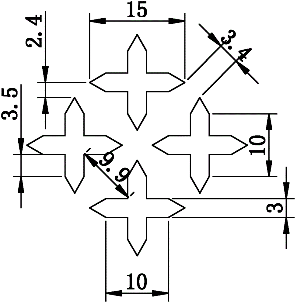 Preparation method of antifouling material having crossed regular microstructure on surface