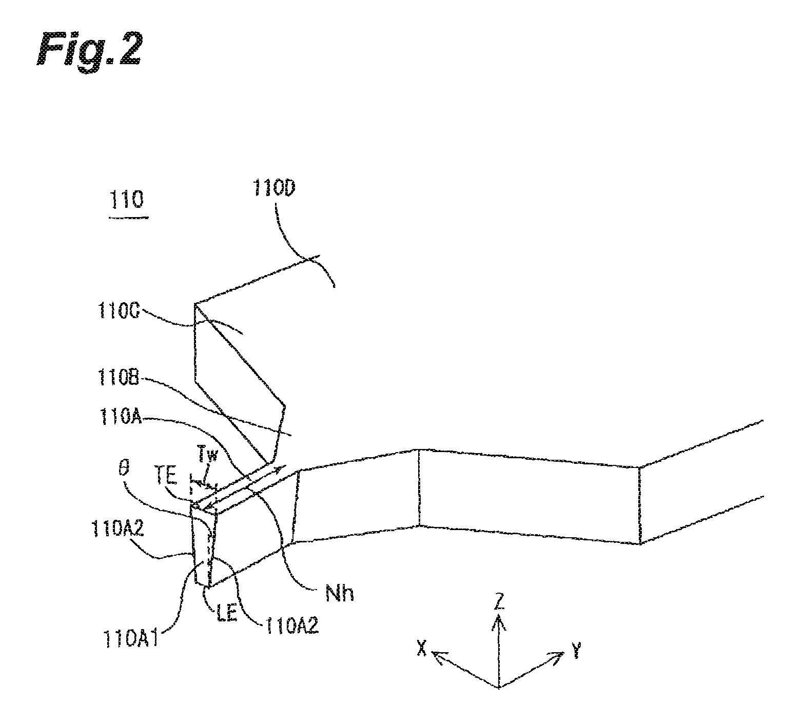 Perpendicular magnetic recording head having a bottom shield part magnetically connected to a pair of side shield parts