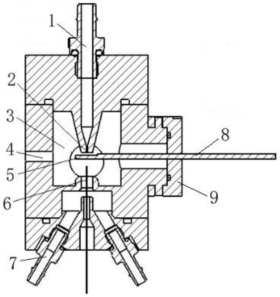 Dust component detection device and method based on electric spark induced breakdown spectroscopy