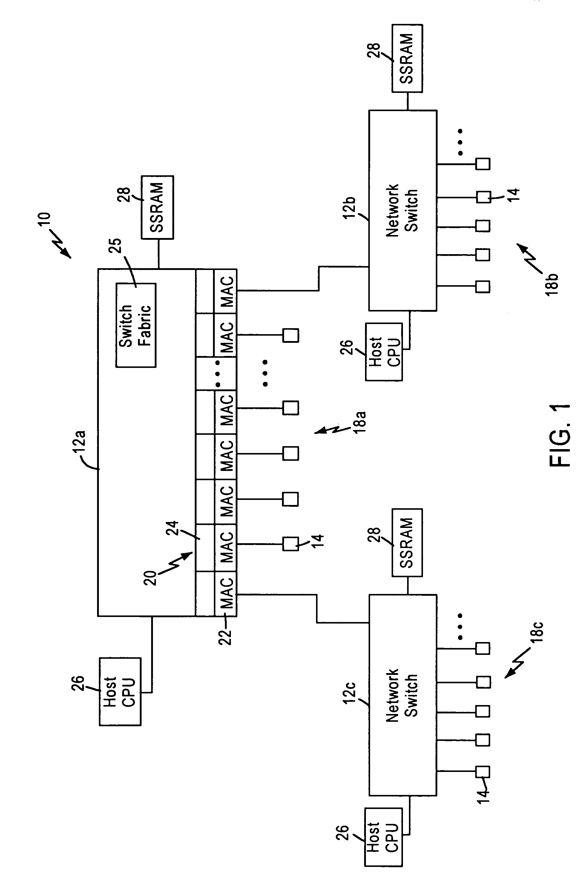 Selective address table aging in a network switch based on application state determined from a received data packet