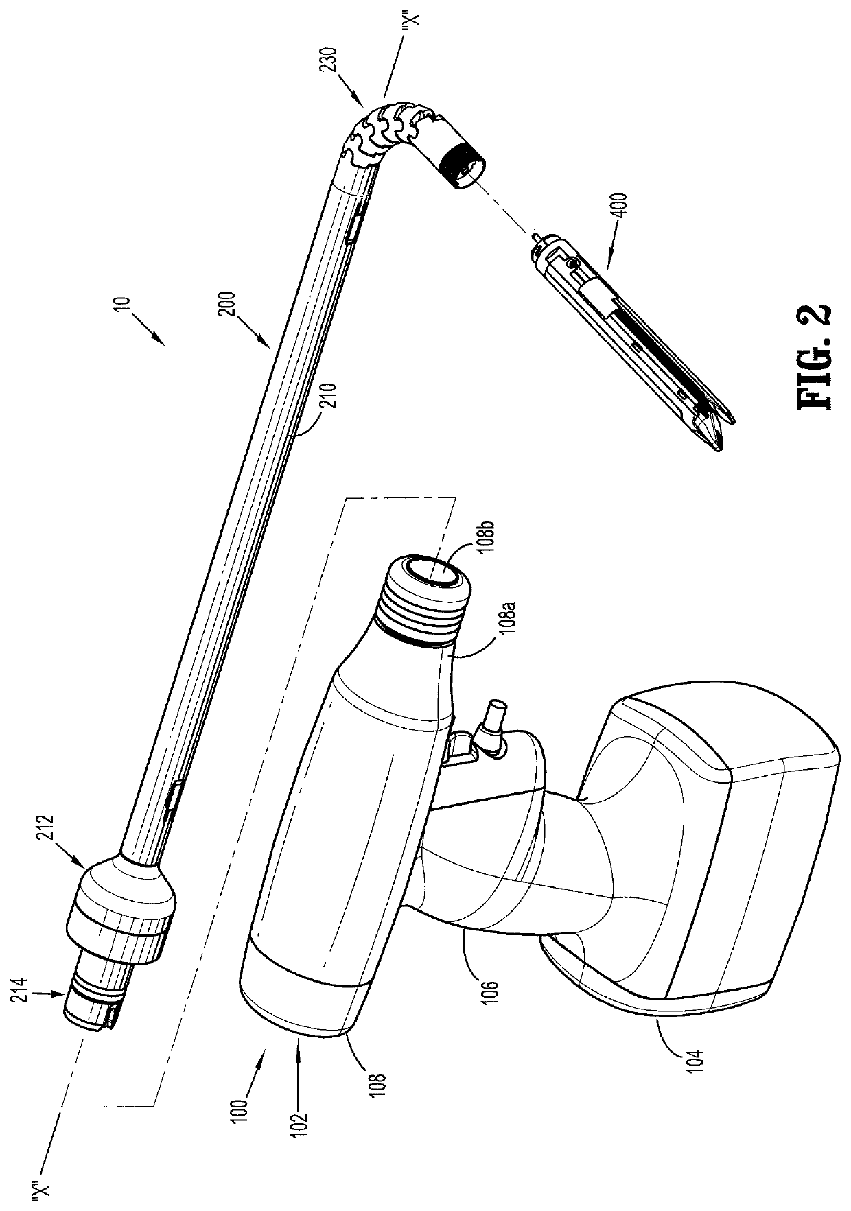 Apparatus for endoscopic procedures