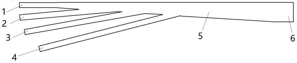 On-chip mode division multiplexing device based on reflection effect