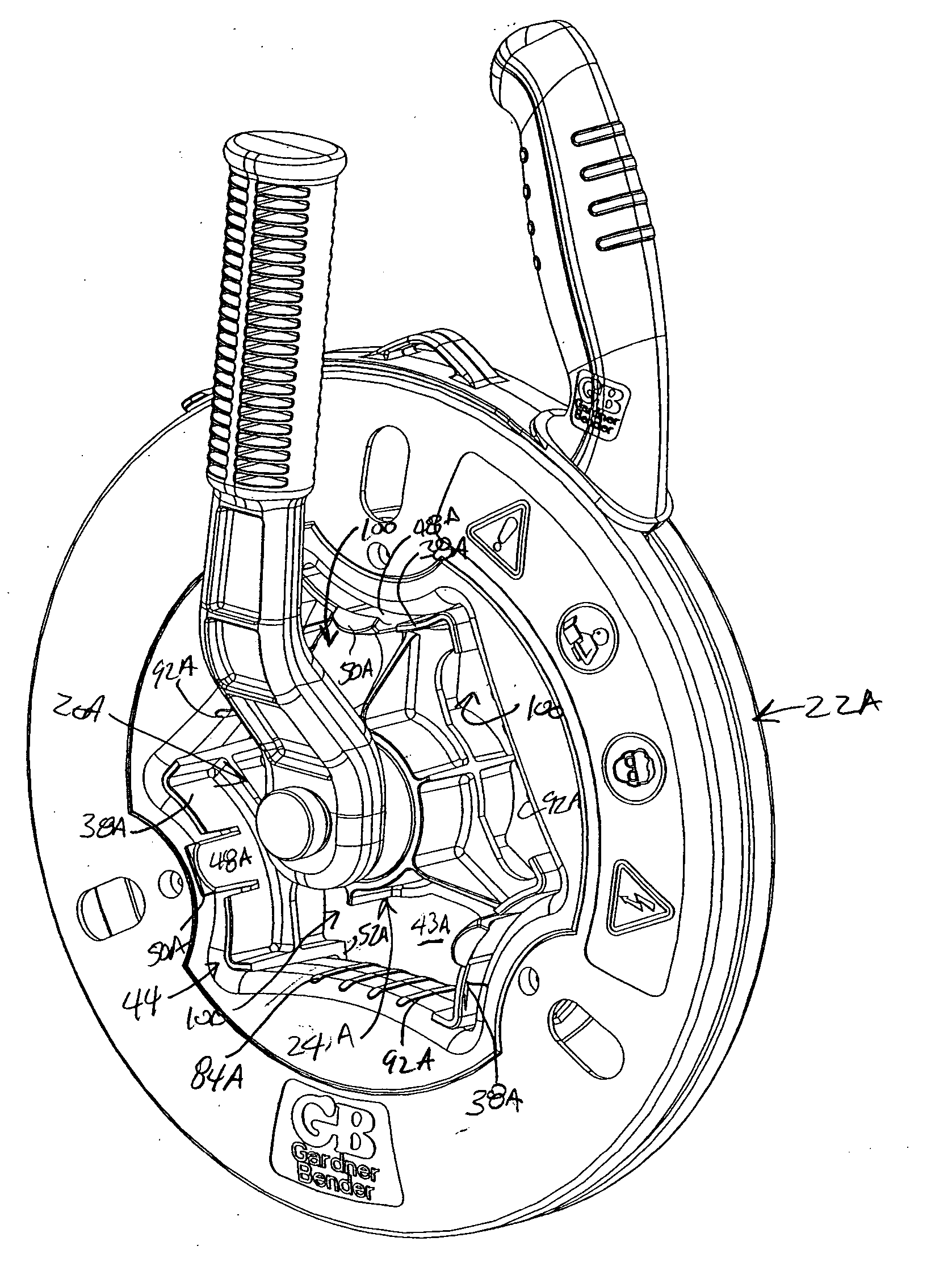 Fish tape winder insert