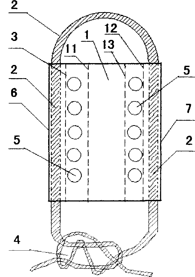 Adjacent netting semi-flexible connection method for copper alloy mesh grid