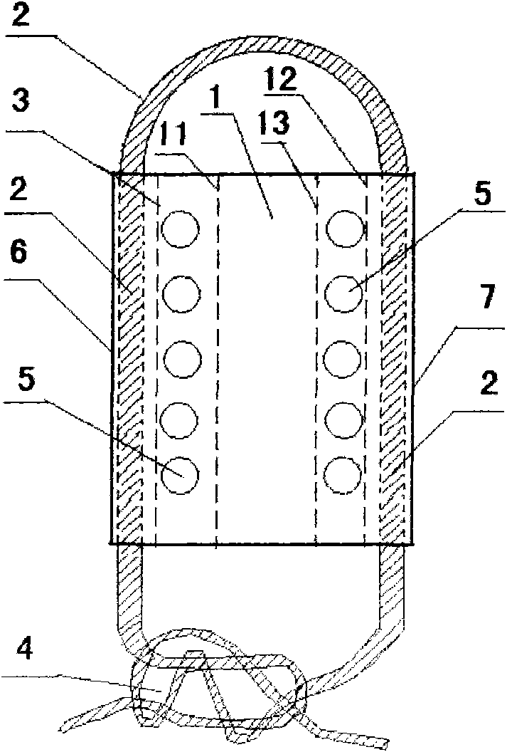 Adjacent netting semi-flexible connection method for copper alloy mesh grid