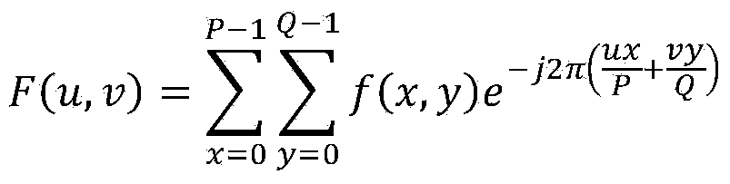 Blurred image detection method fusing frequency spectrum information and cepstrum information