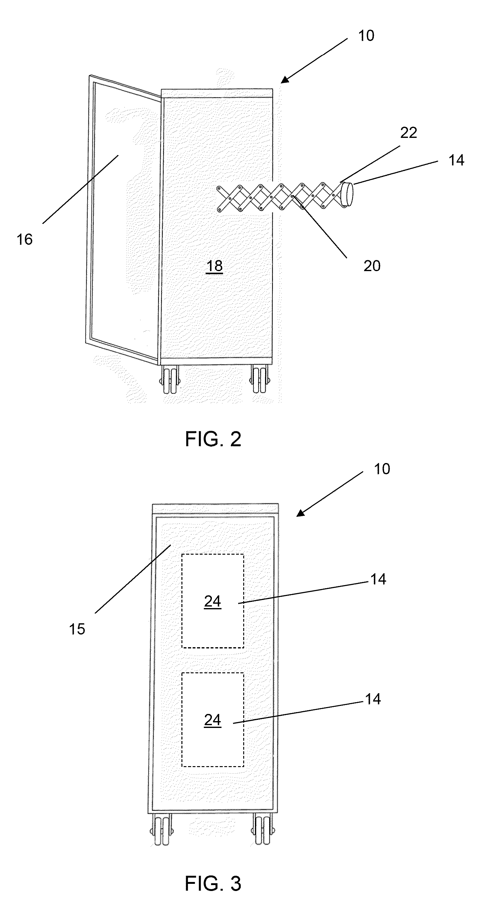 Aircraft galley and lavatory disinfection