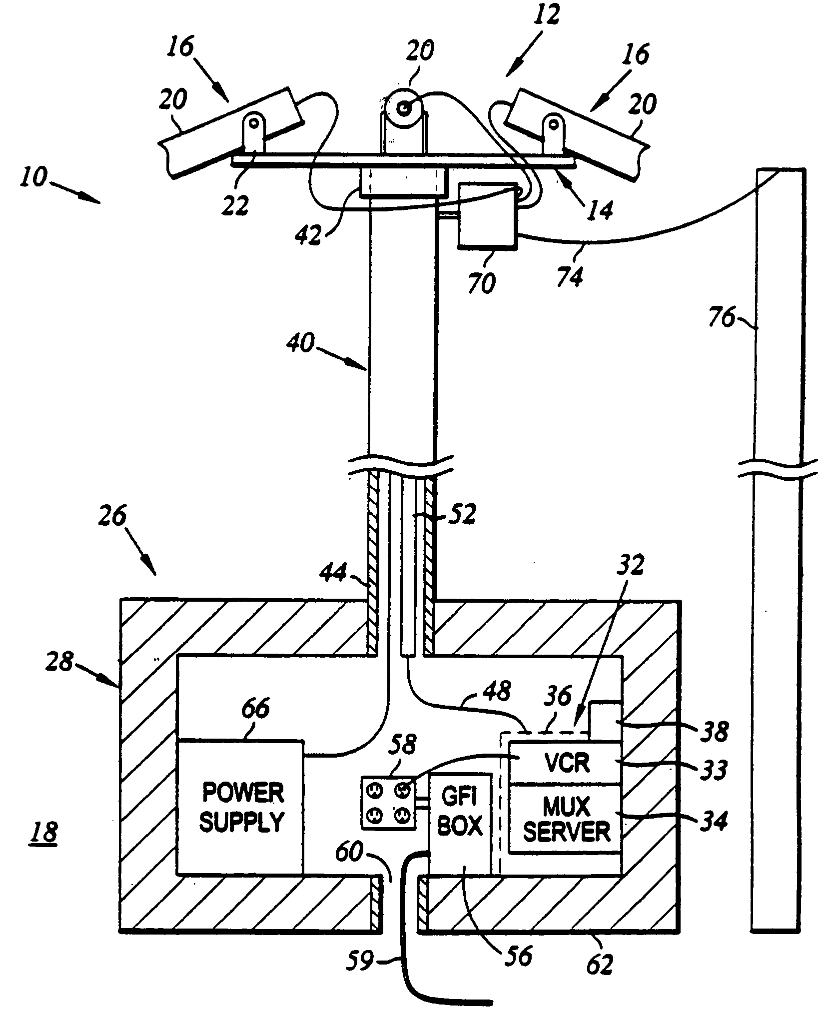 Temporary surveillance system