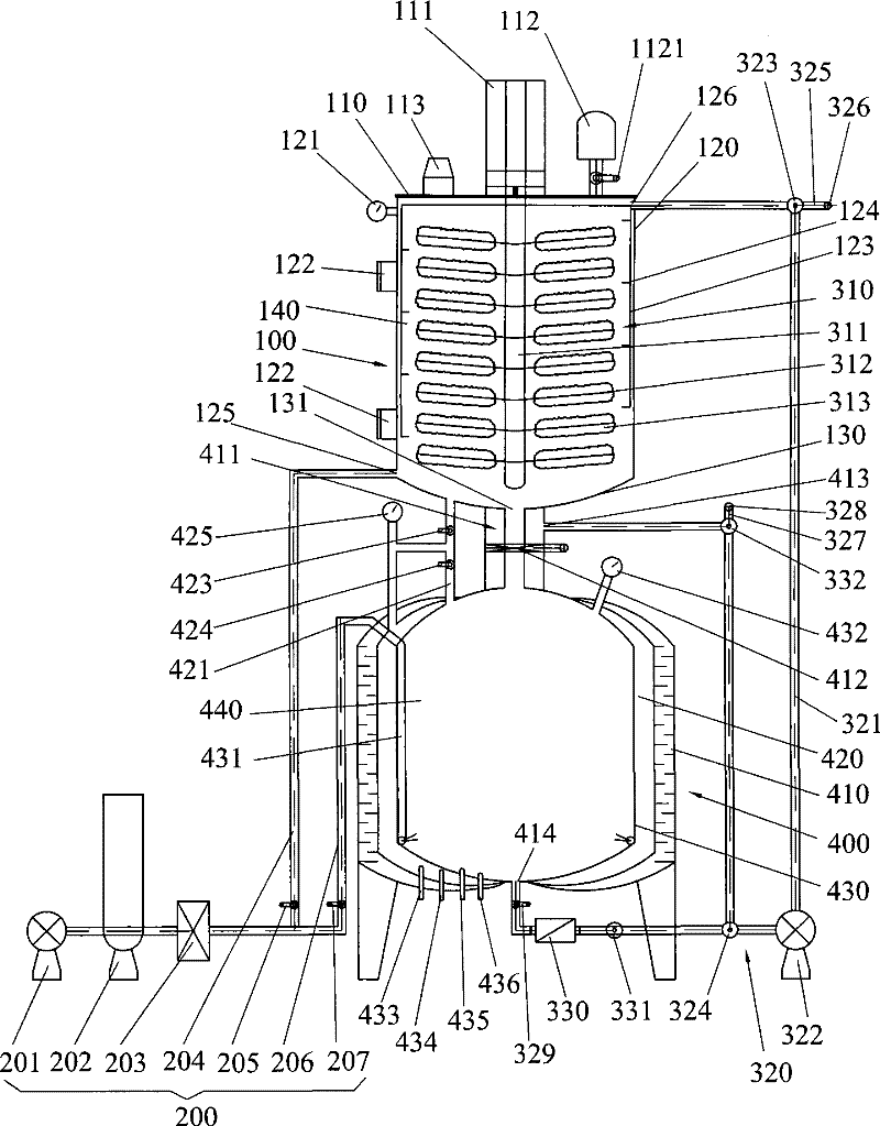 Method for fermentation producing glossy ganoderma polyoses using cyclic packed bed reactor