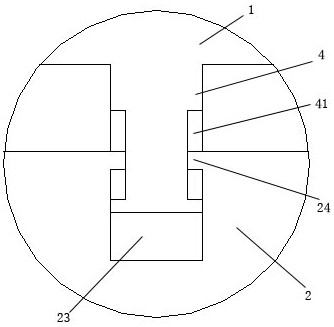 Floating type brick body heat insulation structure