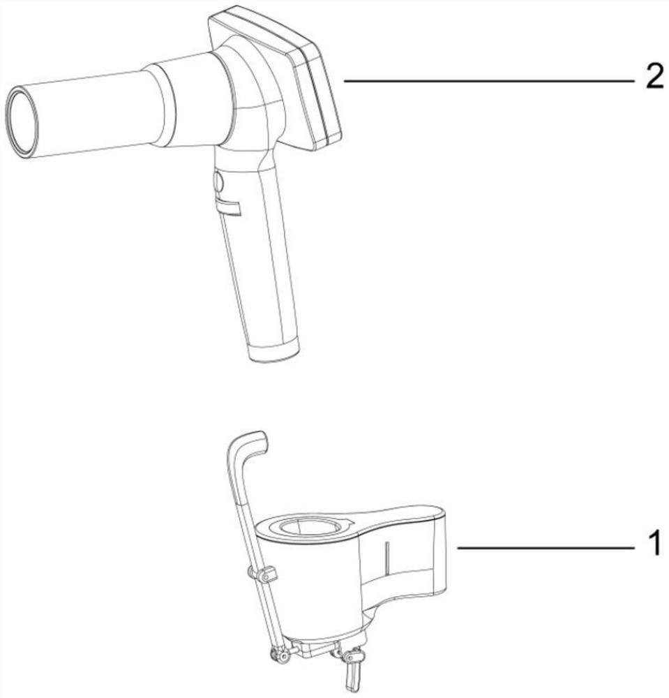 Fundus camera bracket and fundus camera with same