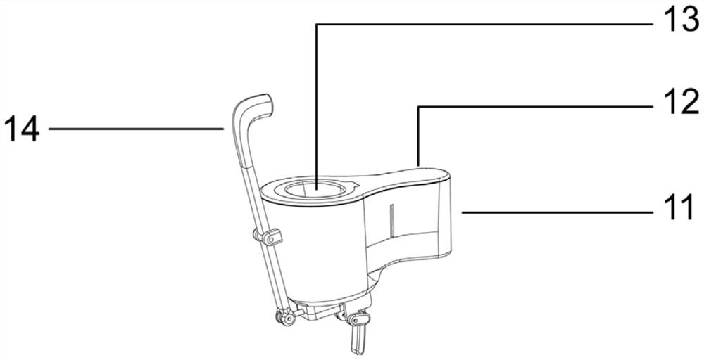 Fundus camera bracket and fundus camera with same