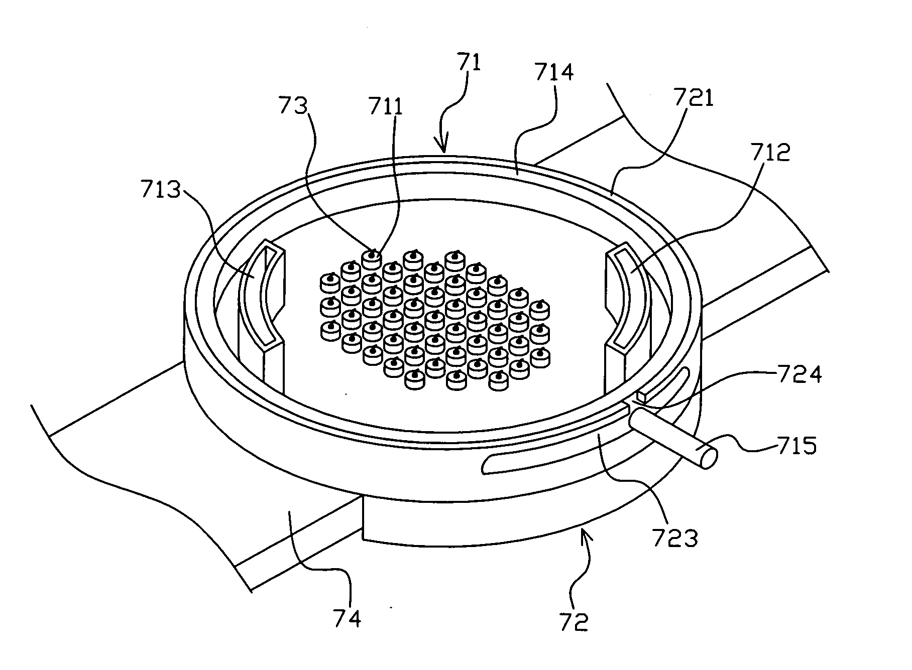 Polishing holder for workpiece end surface