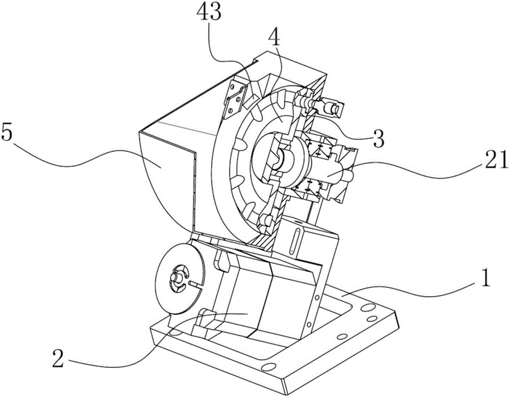 Vacuum feeding method of rotary disc screw feeding device