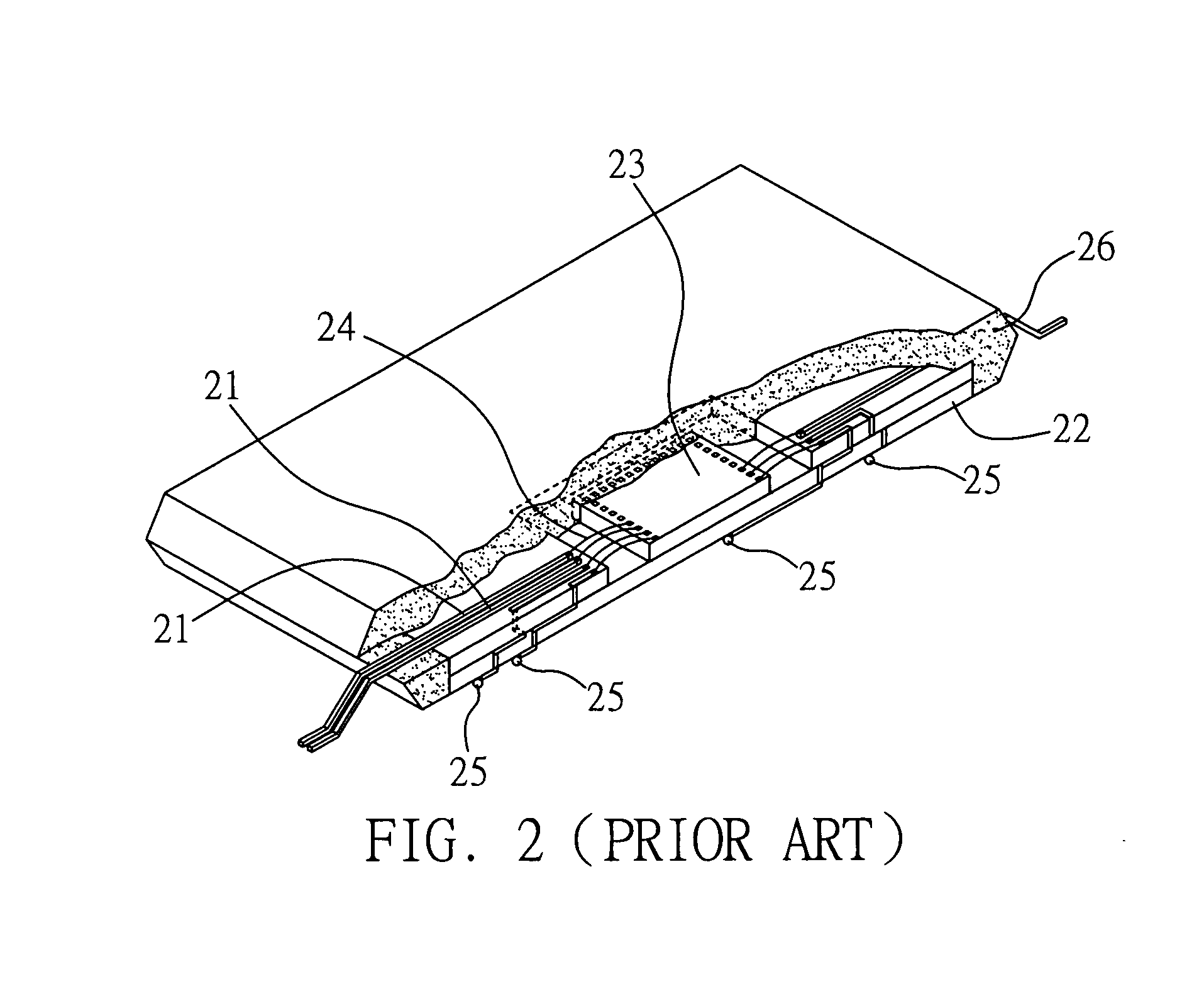 Multi-chip semiconductor device having leads and method for fabricating the same