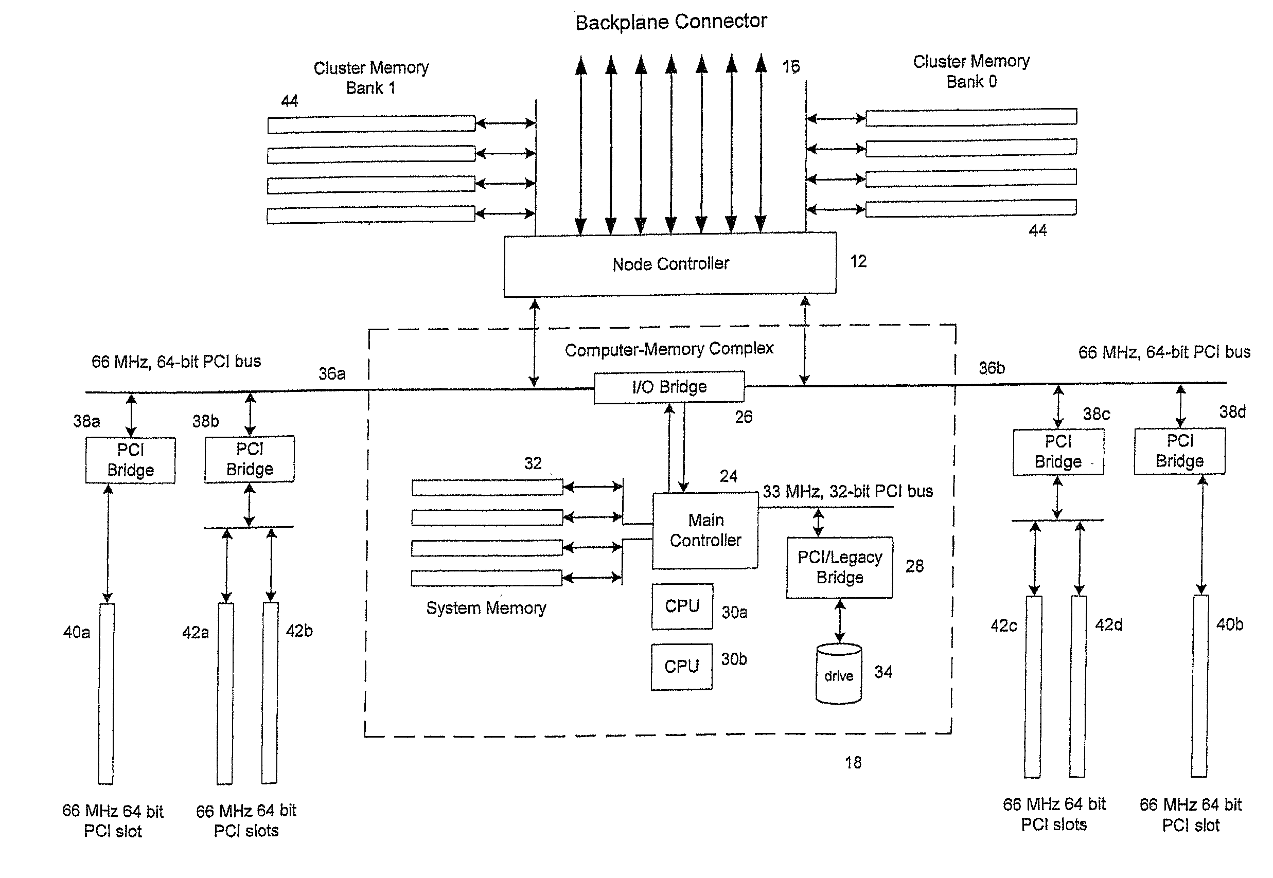 Node controller for a data storage system