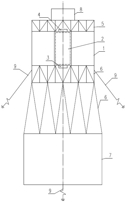 Fluid kinetic energy power generation device