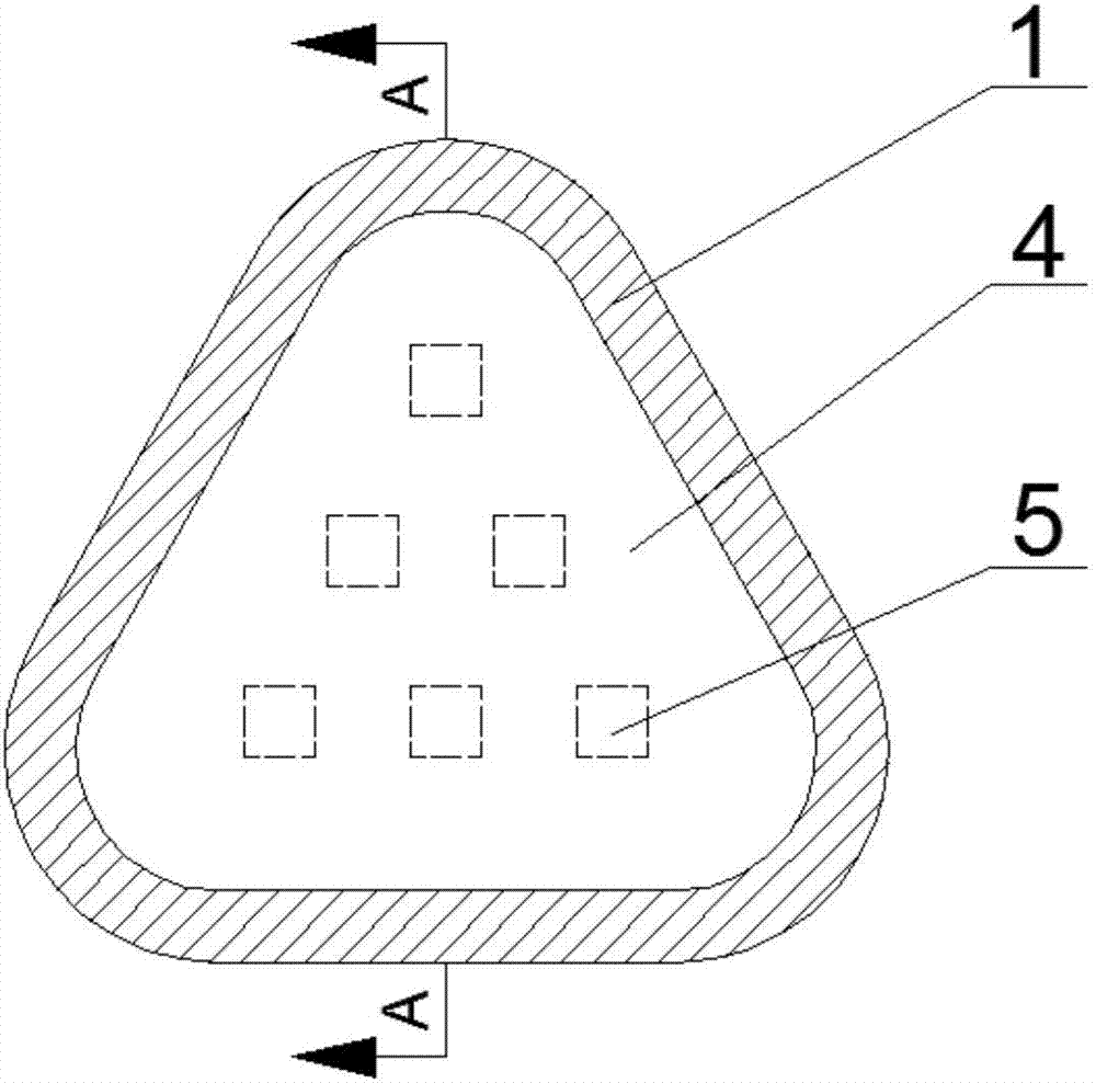 Multilayer passive anti-collision and energy-absorption device for highway ramp