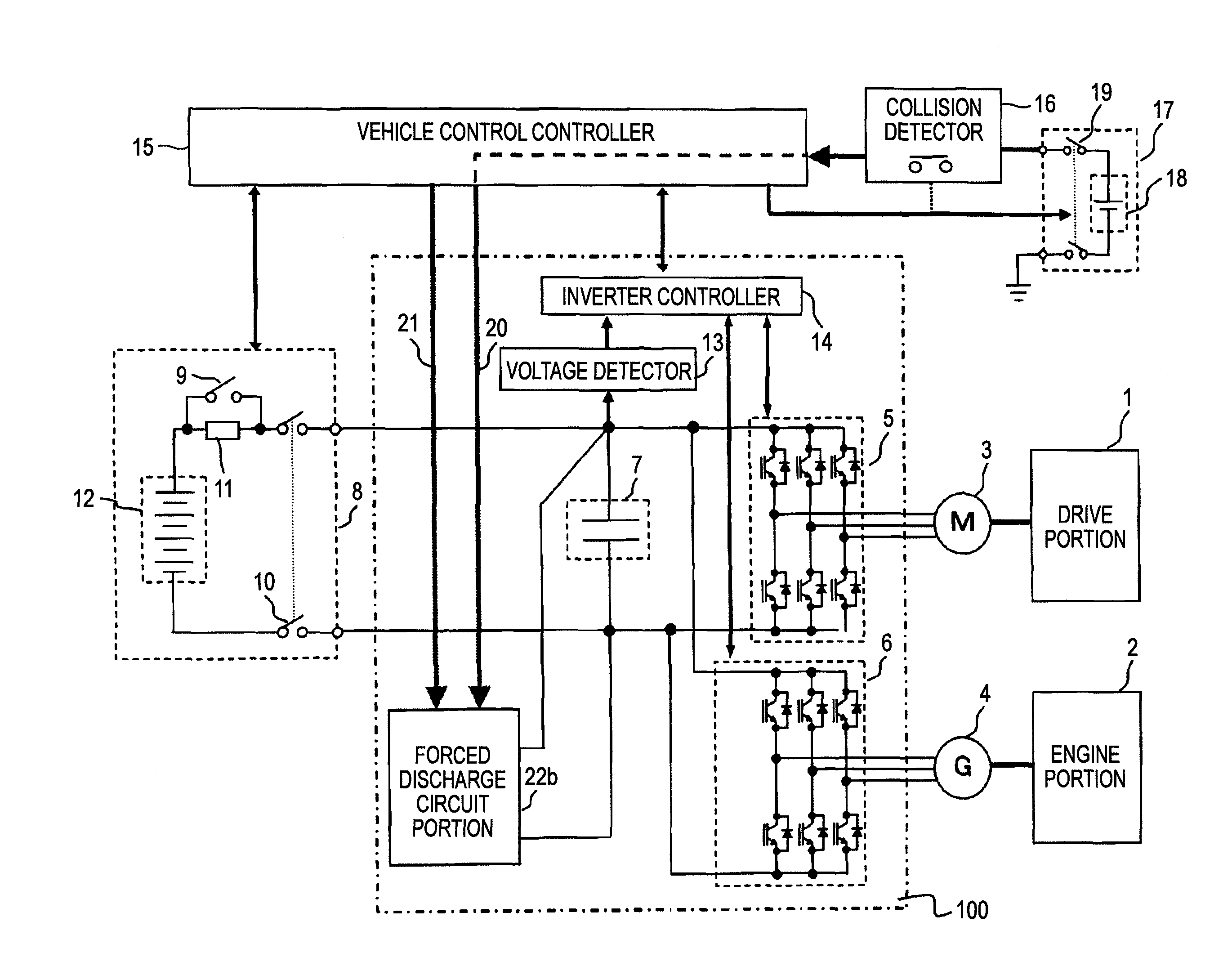 Electric vehicle inverter apparatus and protection method therefor