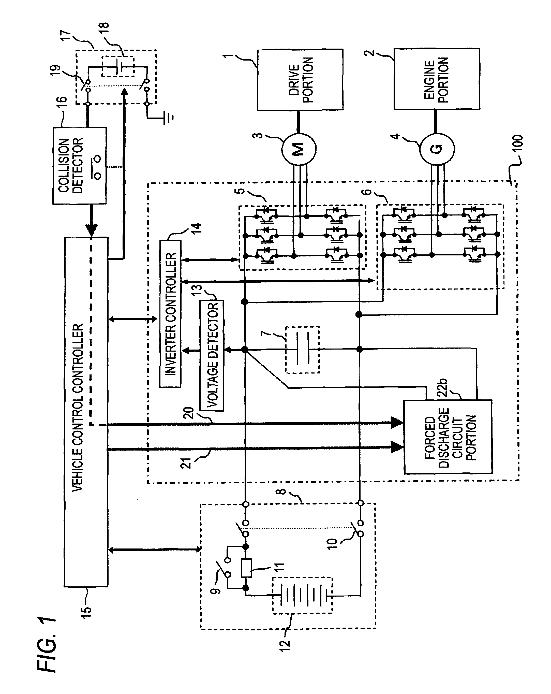 Electric vehicle inverter apparatus and protection method therefor