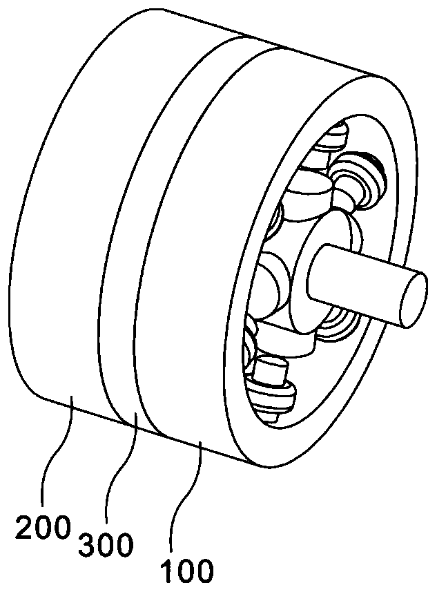 Radial flux doubly salient permanent magnet motor integrated with radial magnetic bearing