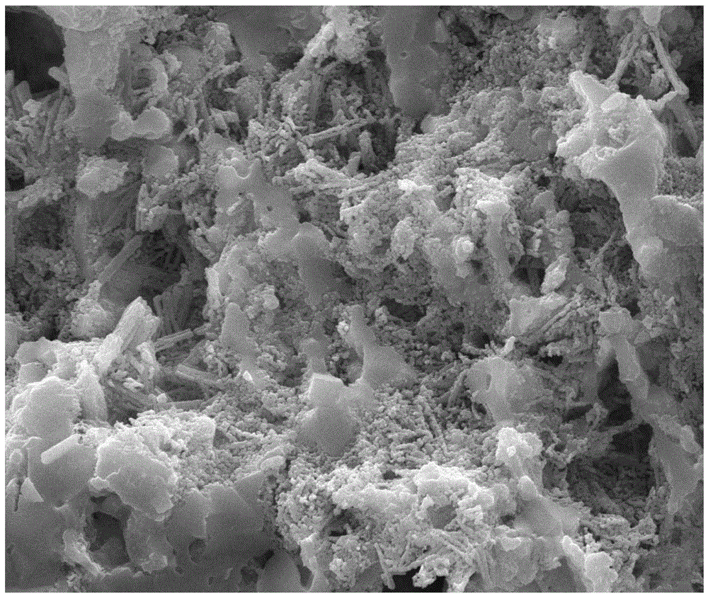 Method for preparing acicular metal Ni on inner surface of porous substrate at high temperature