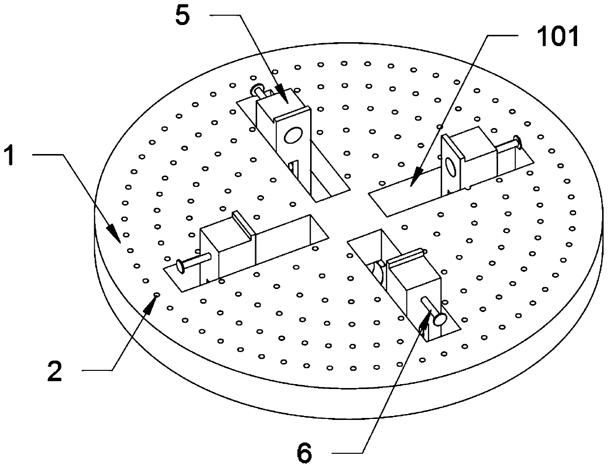 Automobile gearbox supporting frame clamp capable of being stably operated after being improved