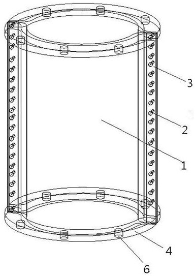 Water-uninterrupted pipeline biological membrane and growth ring collecting device