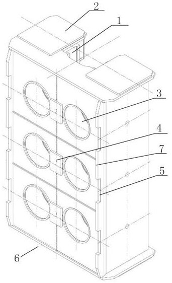 A machining method for a floating gearbox of a self-elevating multifunctional service platform