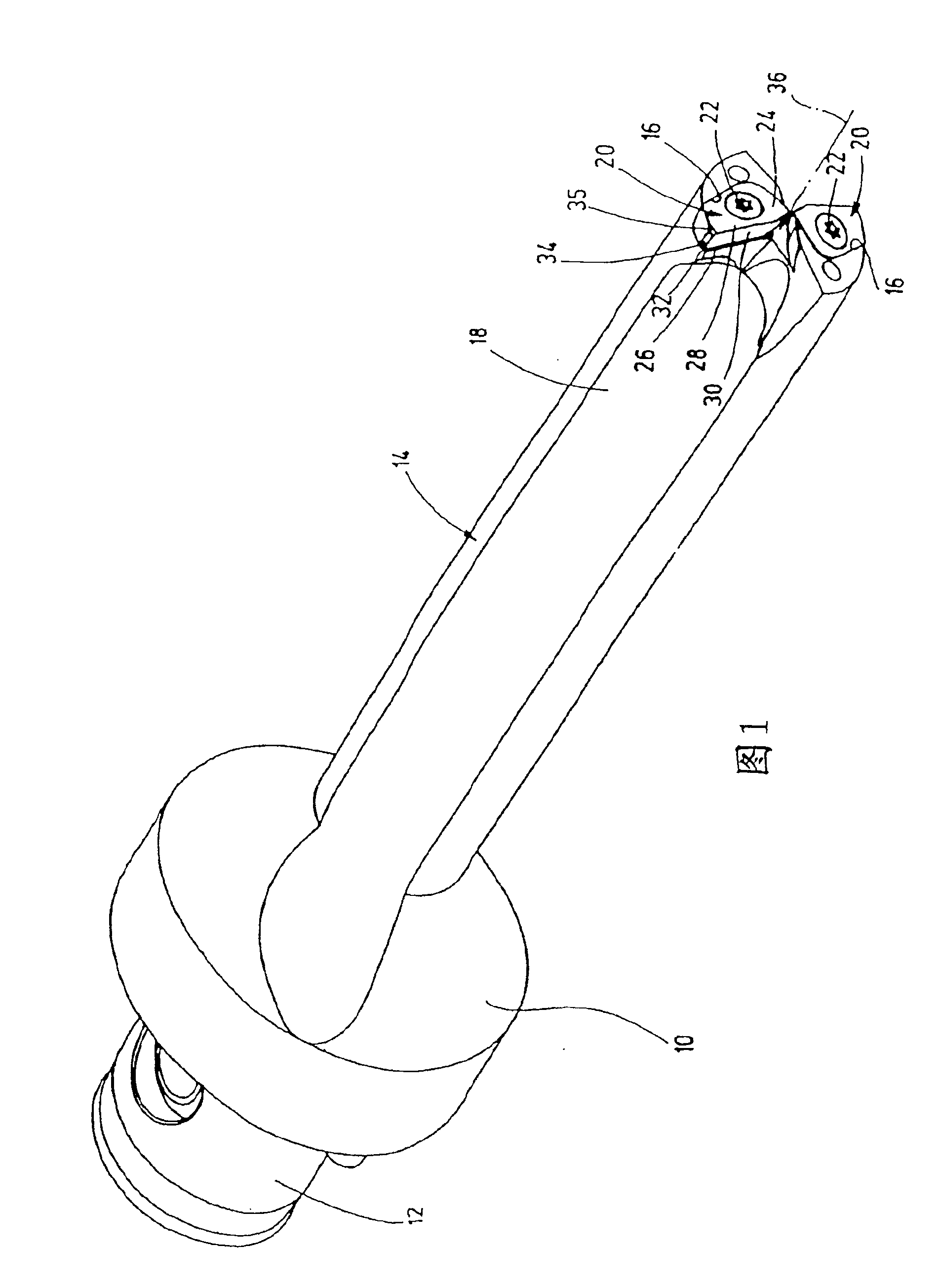 Drilling tool with alternating cutting plates therefor