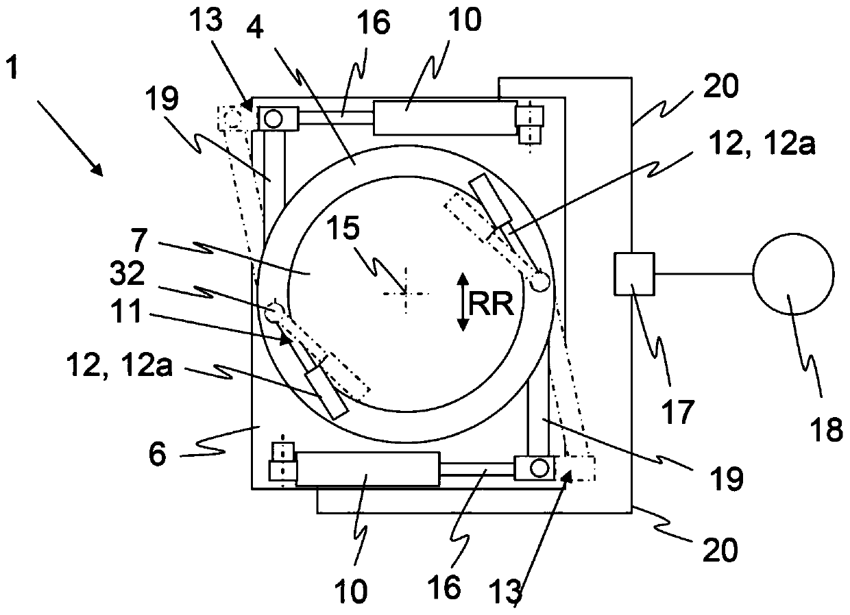 Cleaning device for cleaning rotor plate of spinning rotor with cleaning head