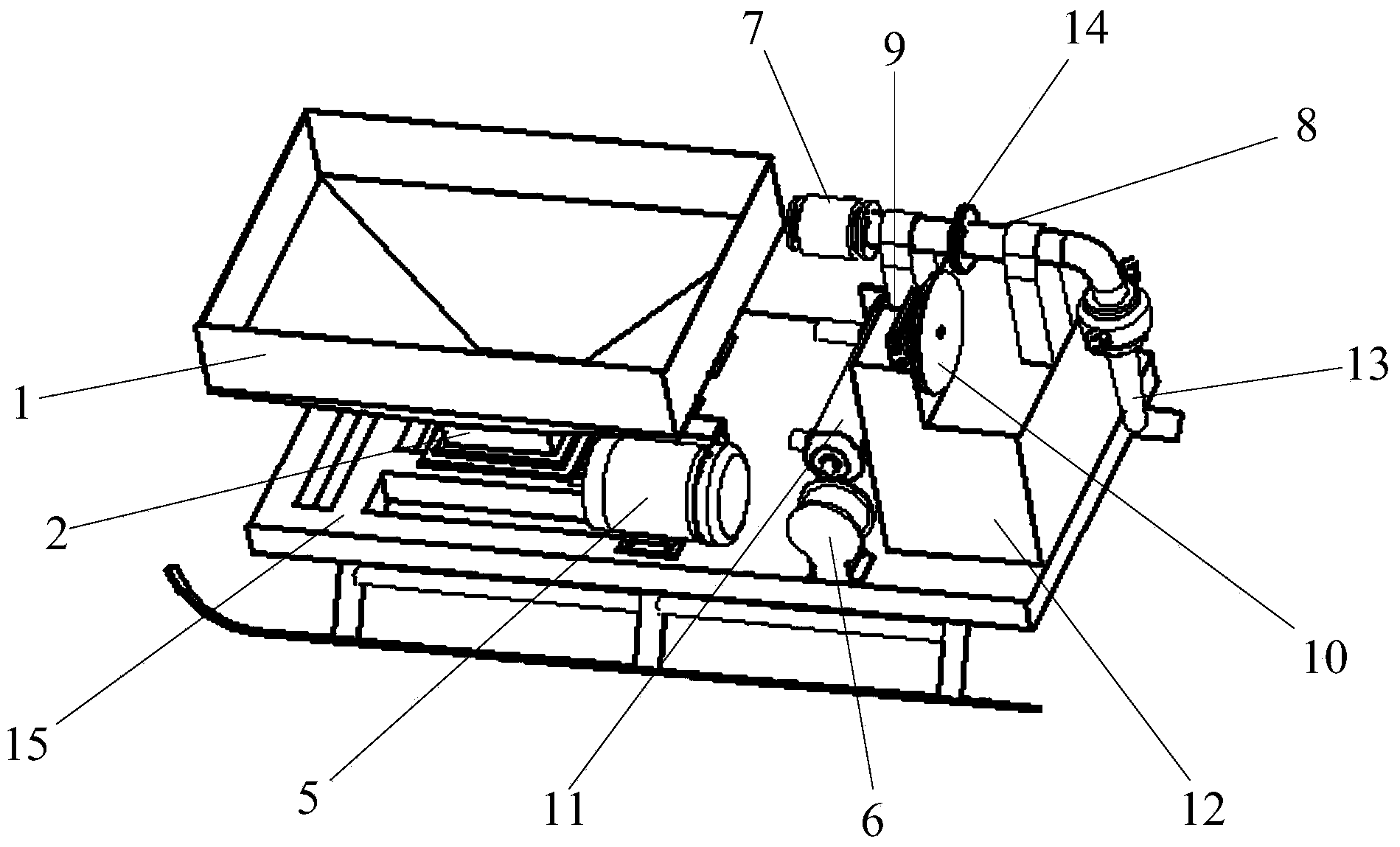 Self-propelled concrete spraying machine with spray head with functions of automatic rotation and traction