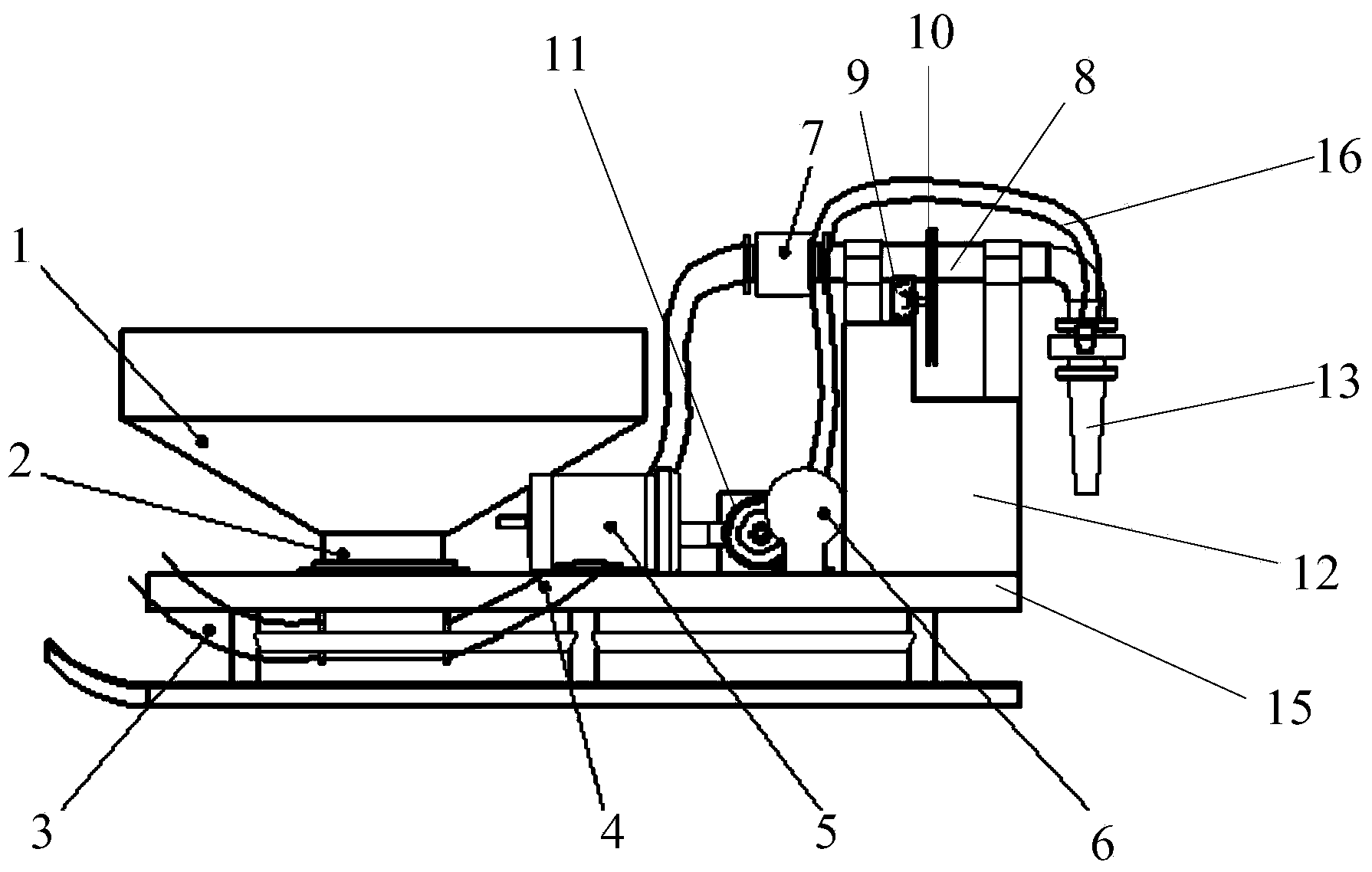 Self-propelled concrete spraying machine with spray head with functions of automatic rotation and traction