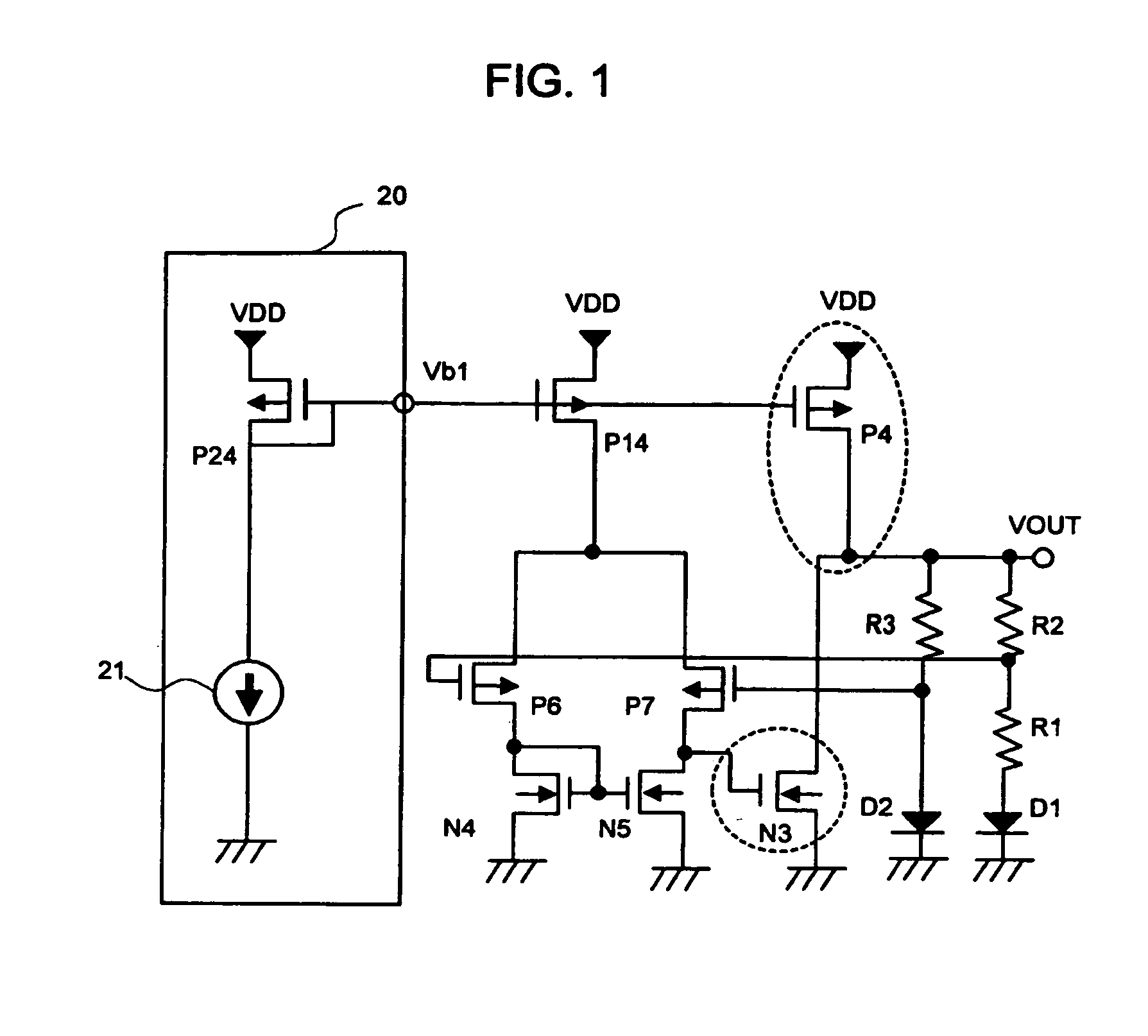 Band gap circuit