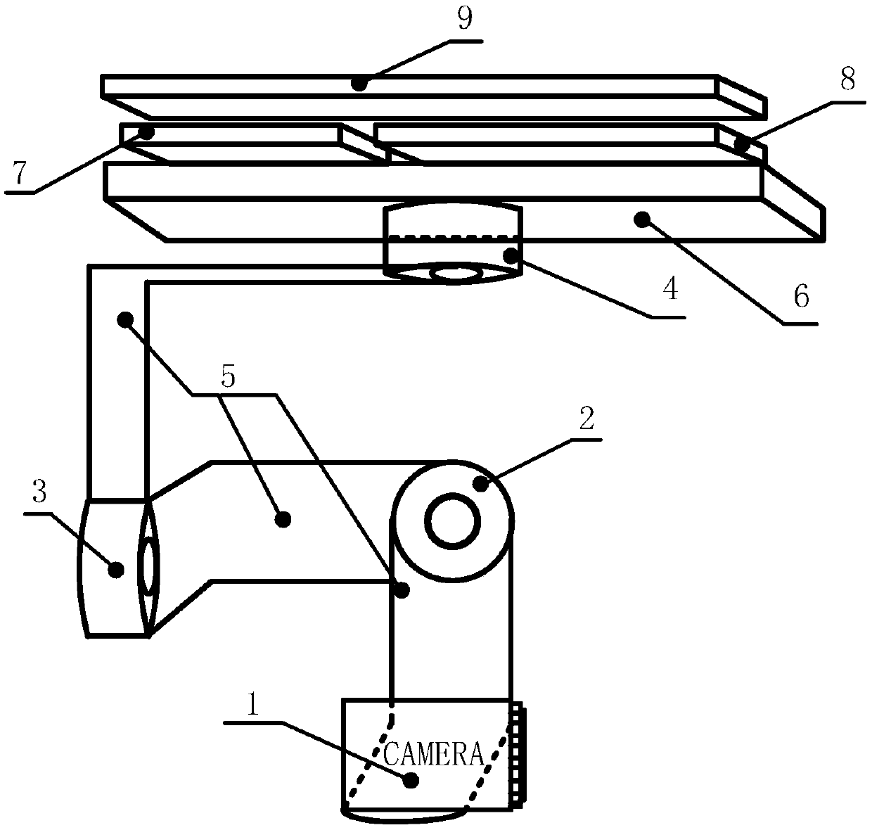 Visual tracking system for drone and control method thereof