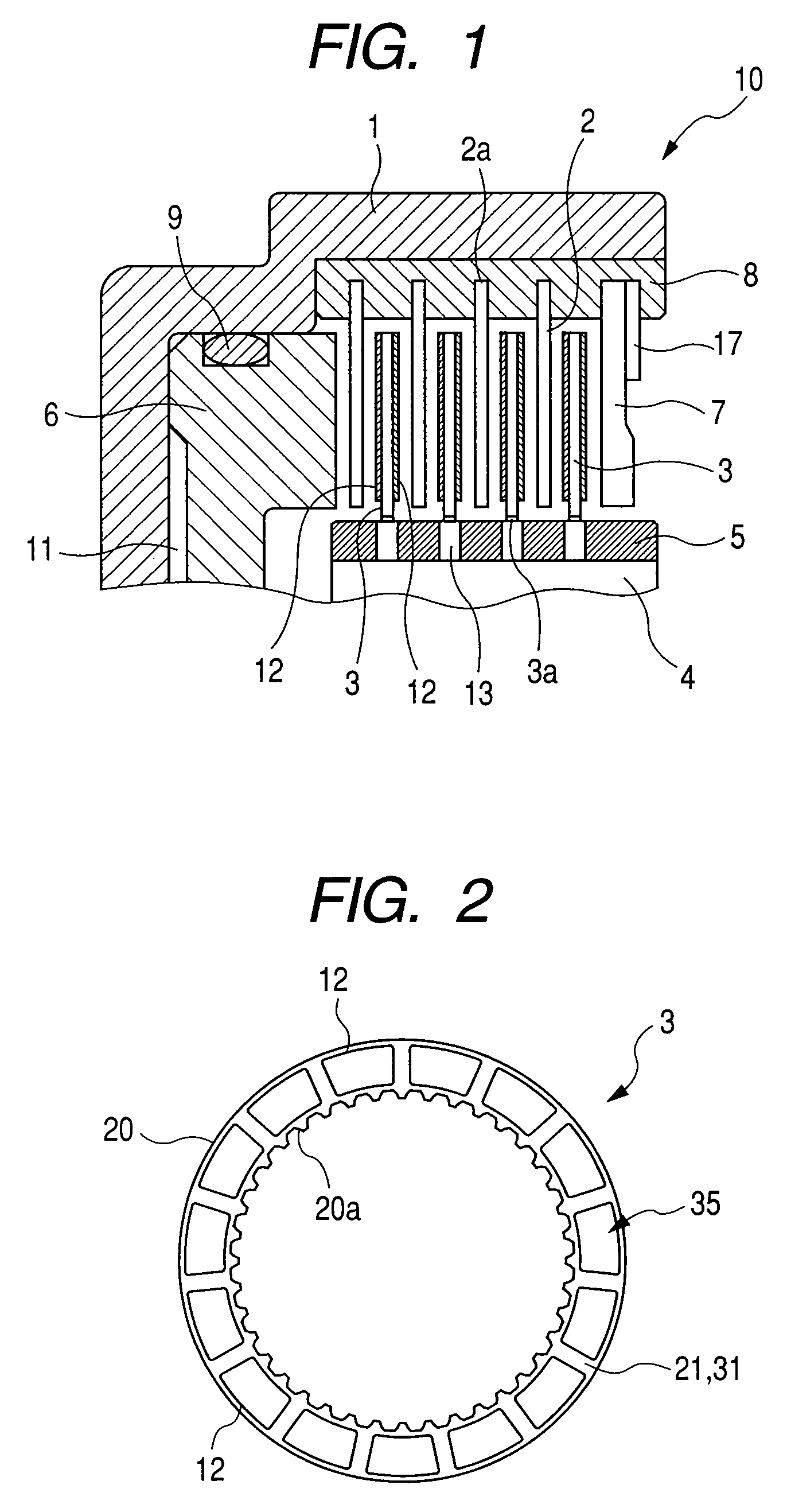 Wet type friction plate