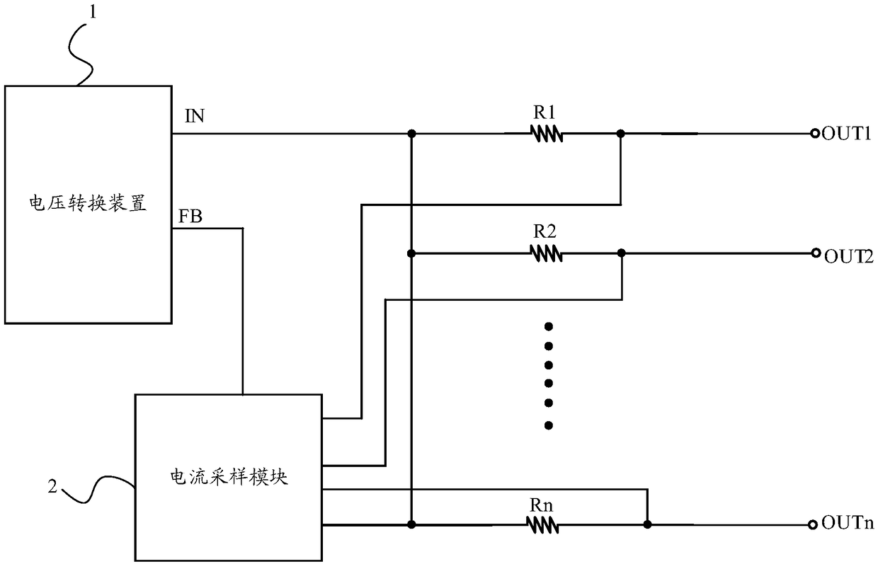 Current-limiting switch circuit and switching power supply device