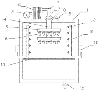 Sewage treatment tank